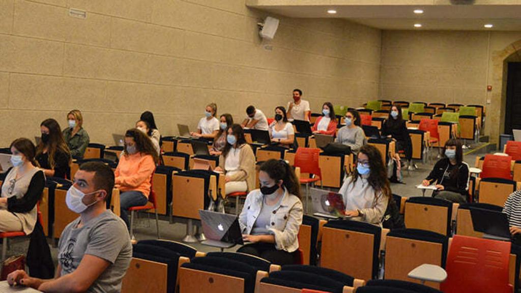 Una clase de Máster de la UPSA