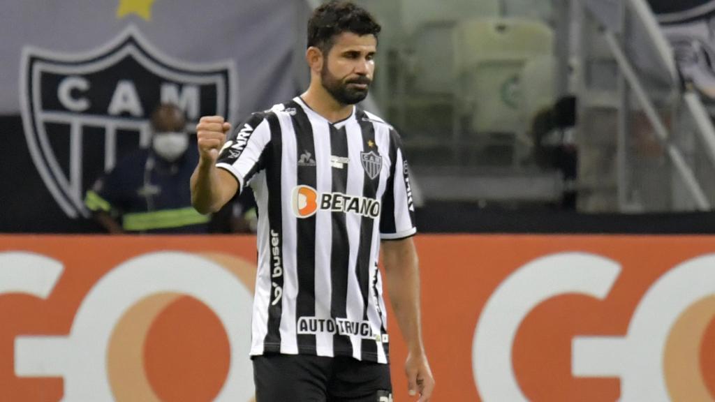 Diego Costa, en un partido del Atlético Mineiro
