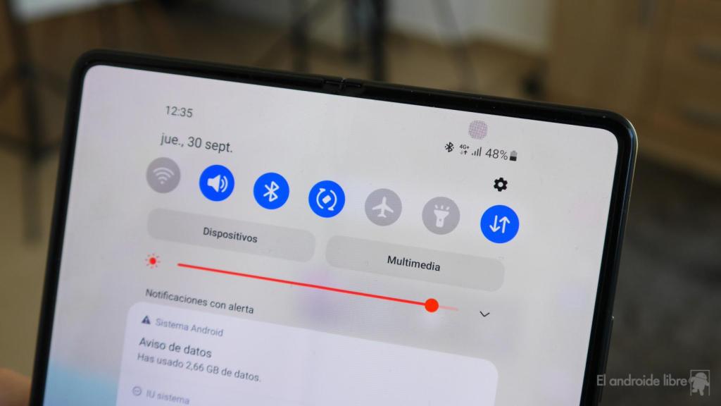 Cámara bajo la pantalla del Samsung Galaxy Z Fold 3