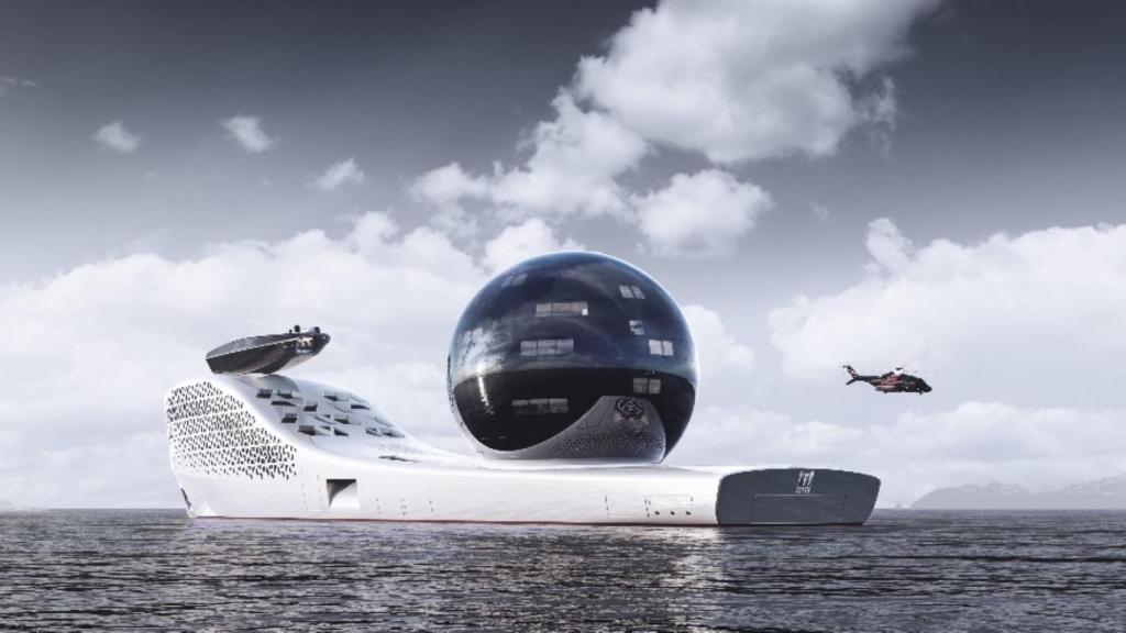 Así es el Earth 300, un superyate para estudiar los océanos.