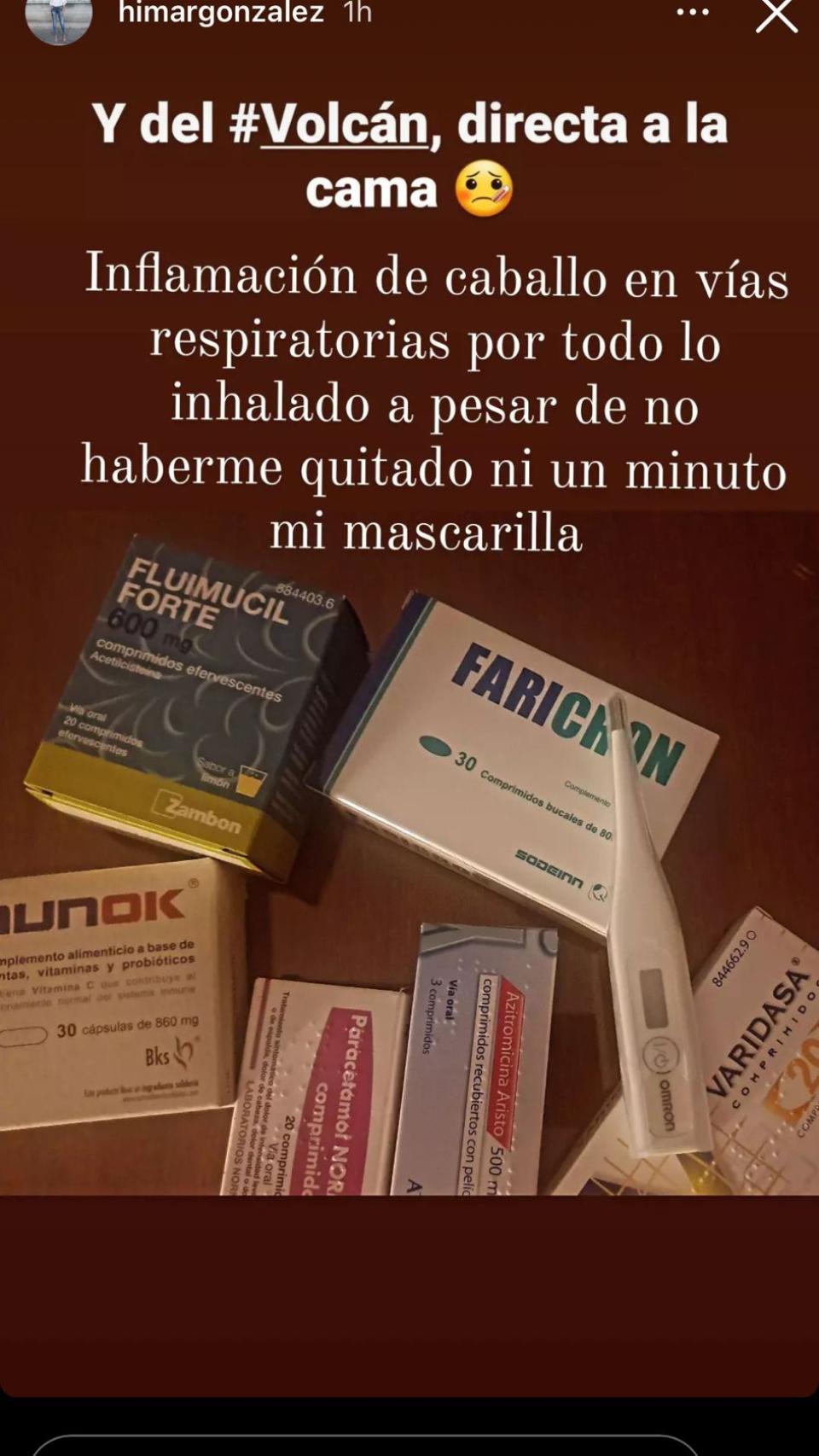 El 'story' publicado por Himar González.