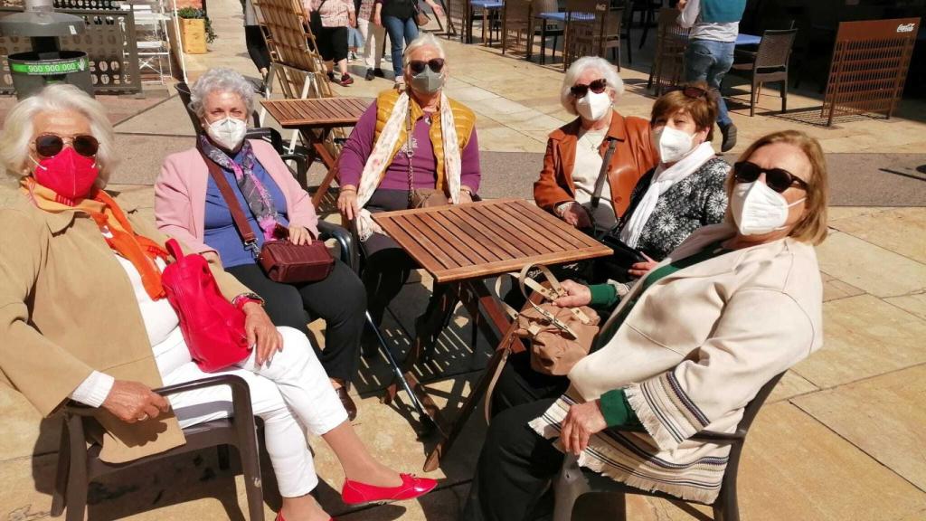 Una de las quedadas que hacen cada semana.