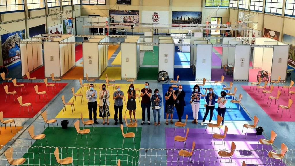 Elda ha celebrado el cierre de su vacunódromo esta semana.