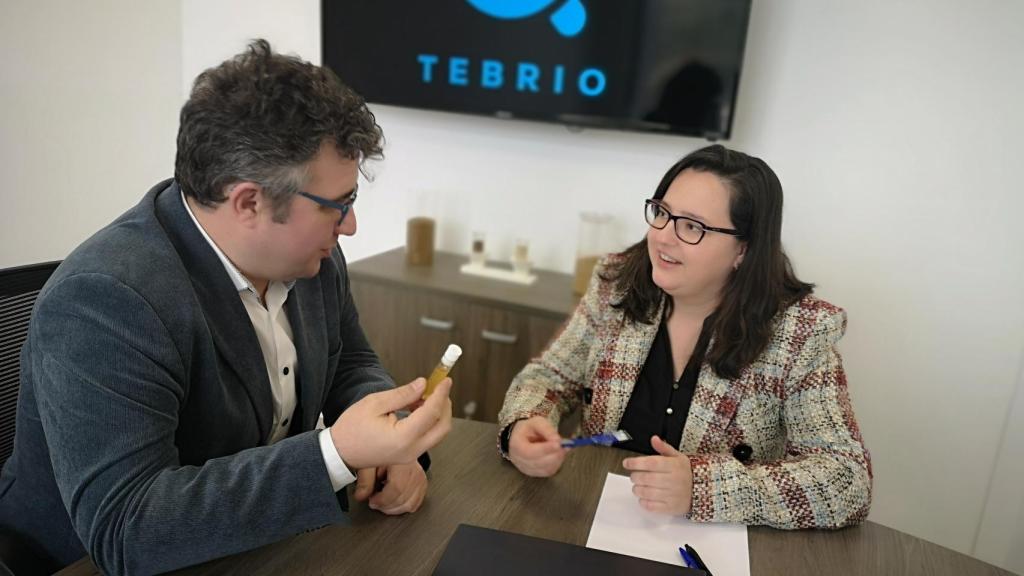 Adriana Casillas (CEO) y Sabas de Diego (CTO de Tebrio)