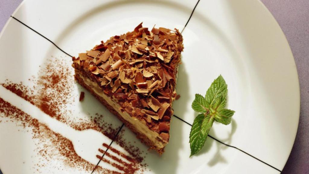 Pastel de algarroba.