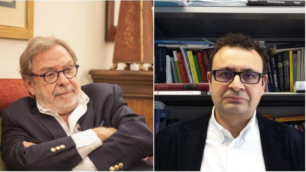 Juan Luis Cebrián e Ignacio Sánchez Cuenca.