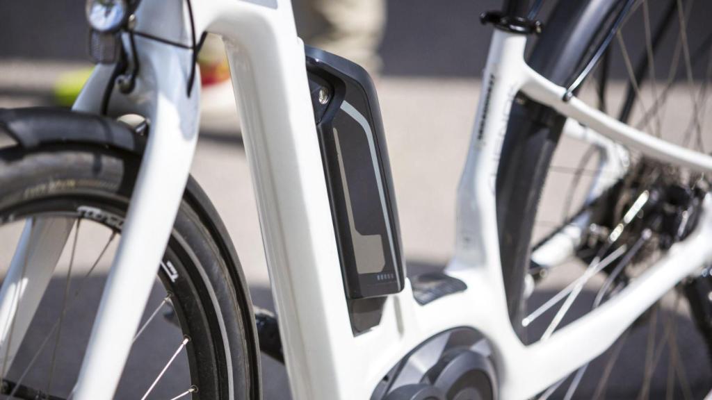 Imagen de archivo de una bicicleta eléctrica