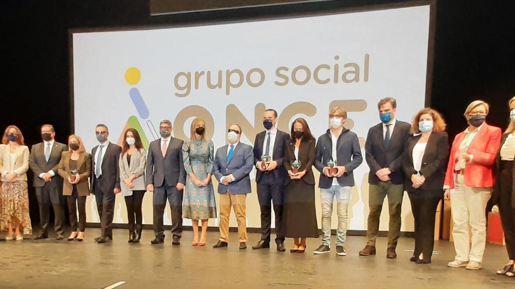 Entrega ayer de los  premios de la ONCE