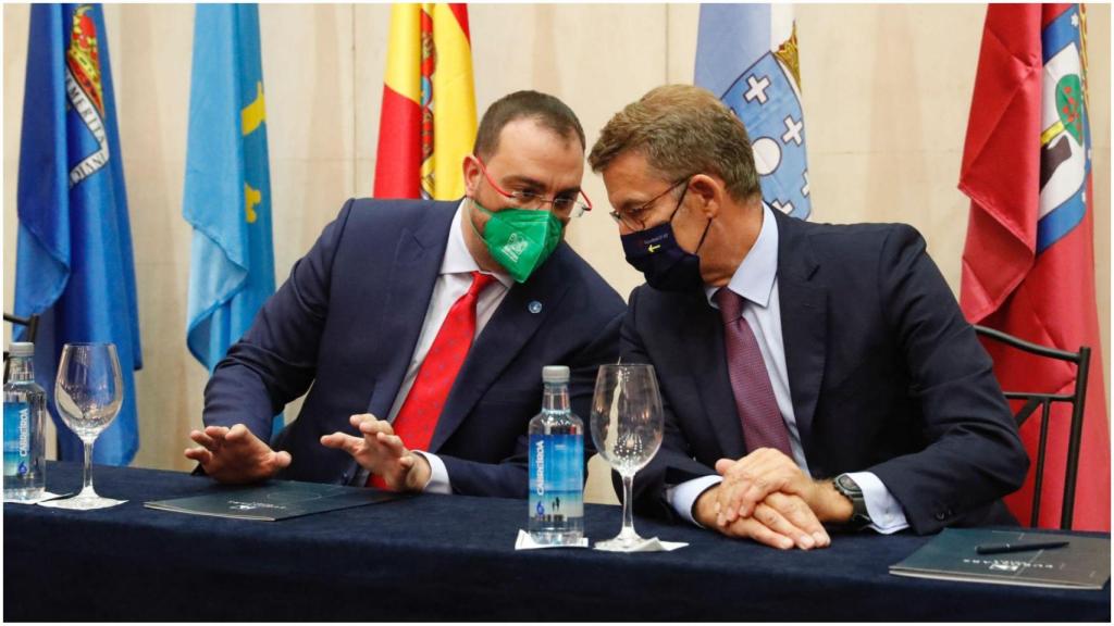 Barbón y Feijóo en una imagen de archivo.