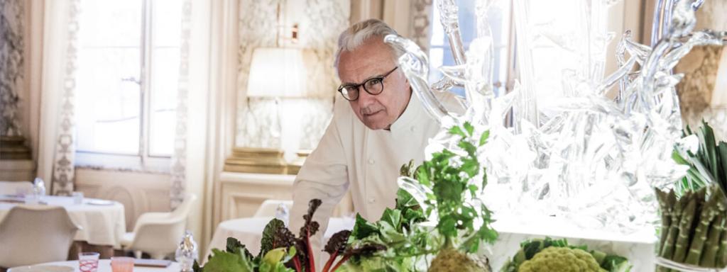 El chef Alain Ducasse, responsable del restaurante de Le Grand Contrôle.