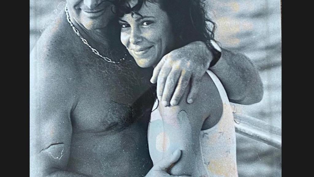 La útima foto compartida por Ana, junto a su padre.