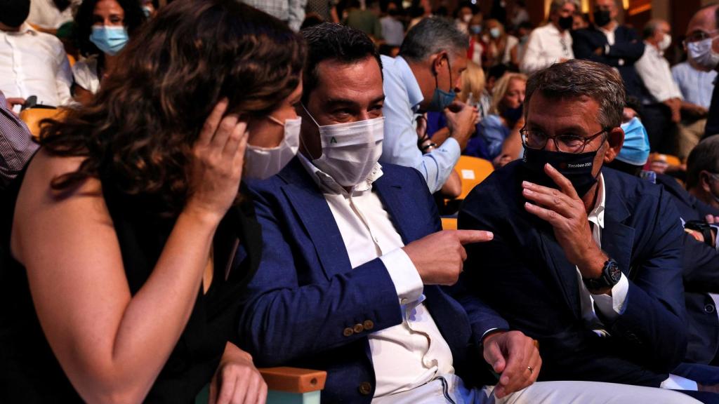 Ayuso, Moreno y Feijóo.