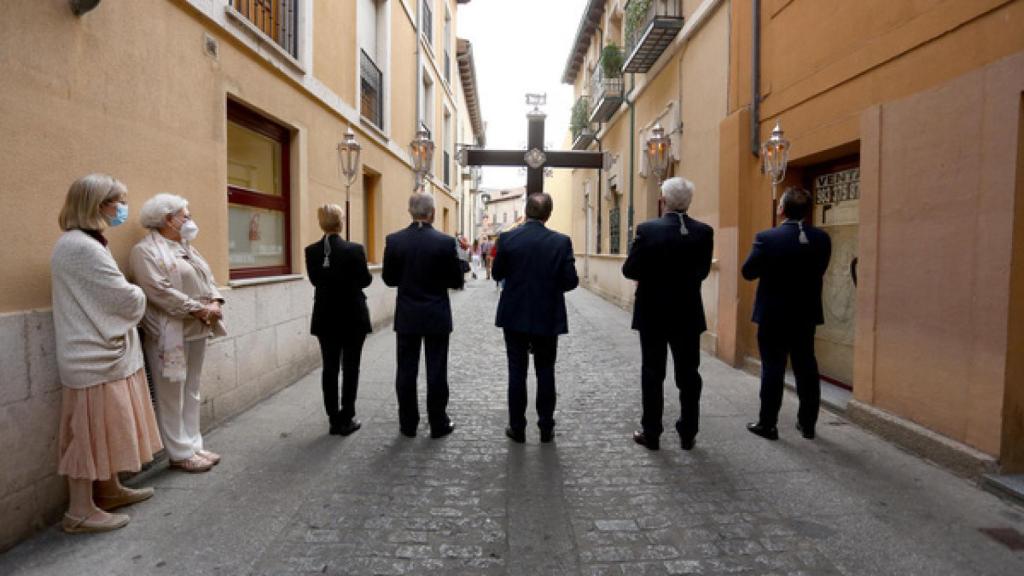 Primera procesión en Valladolid tras año y medio de pandemia