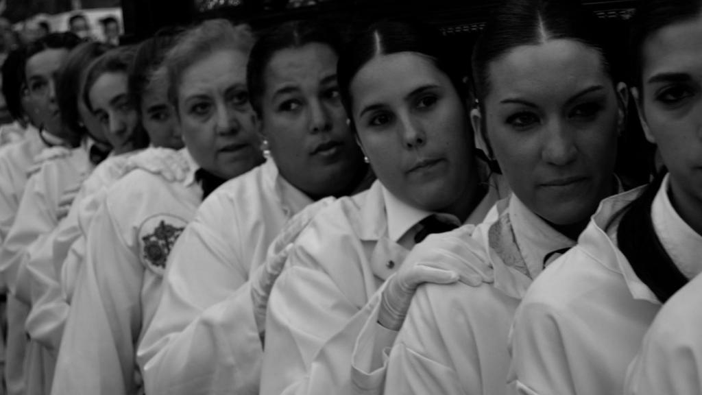 Una instantánea de archivo de una procesión en Dos Hermanas.