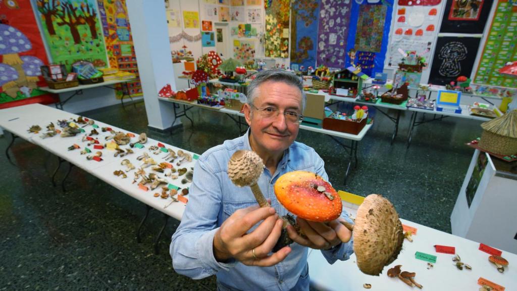 Manuel Bernardo, presidente de la Asociación Micológica Cantharellus