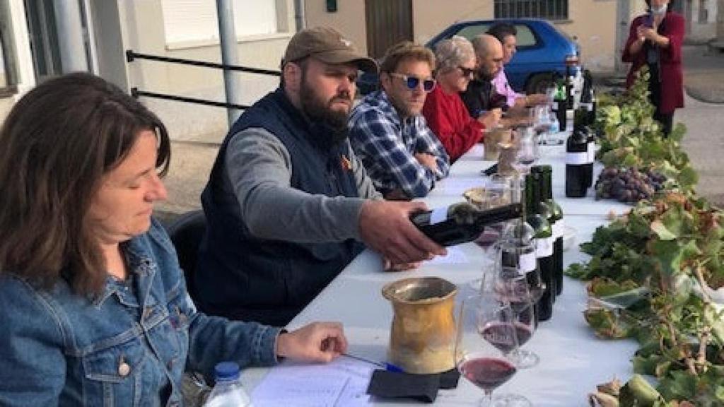 Cata del Concurso de Vinos Caseros 'Sabor Arribes' en Cibanal