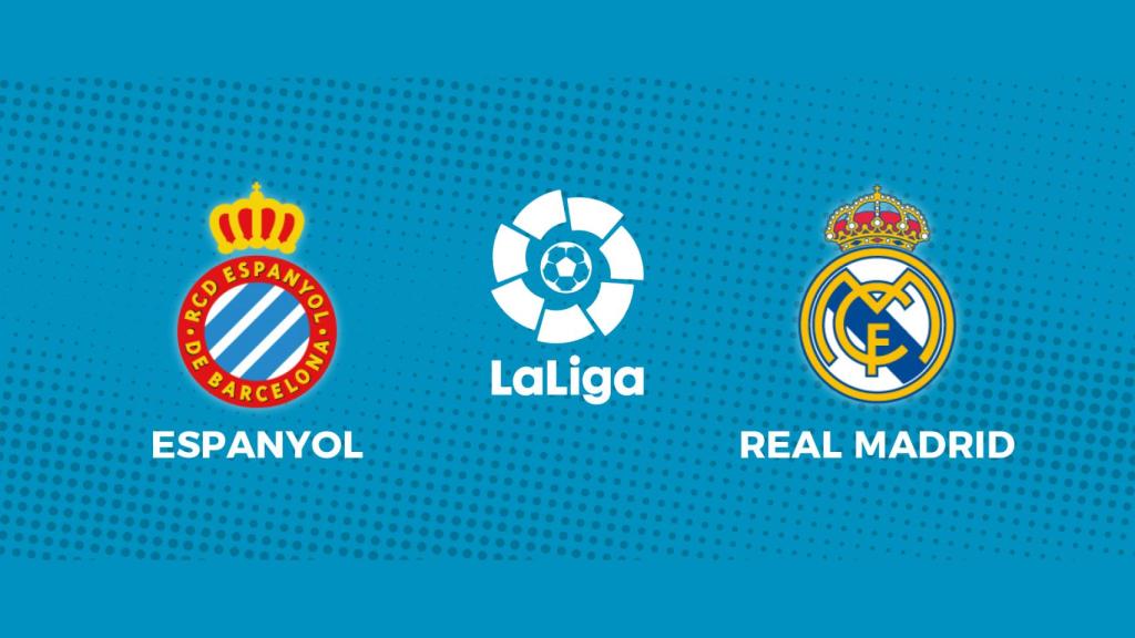 Espanyol - Real Madrid: siga en directo el partido de La Liga