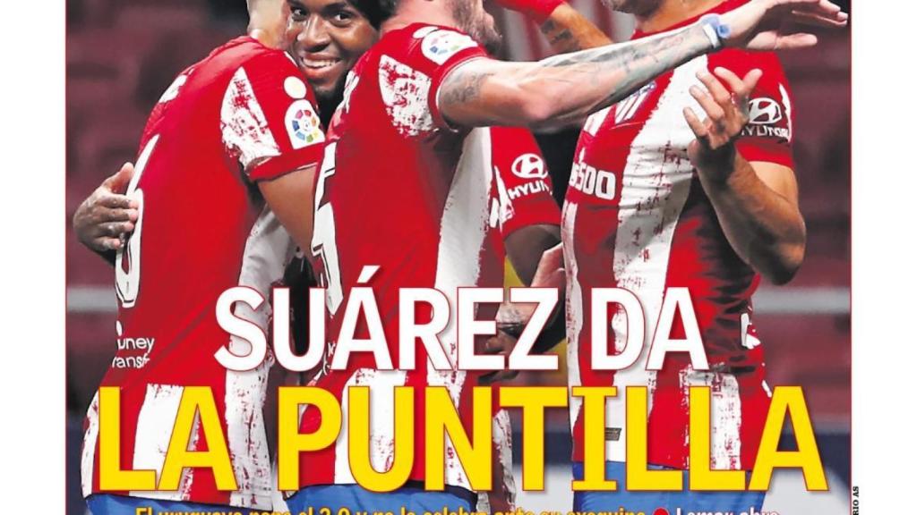 La portada del diario AS (03/10/2021)