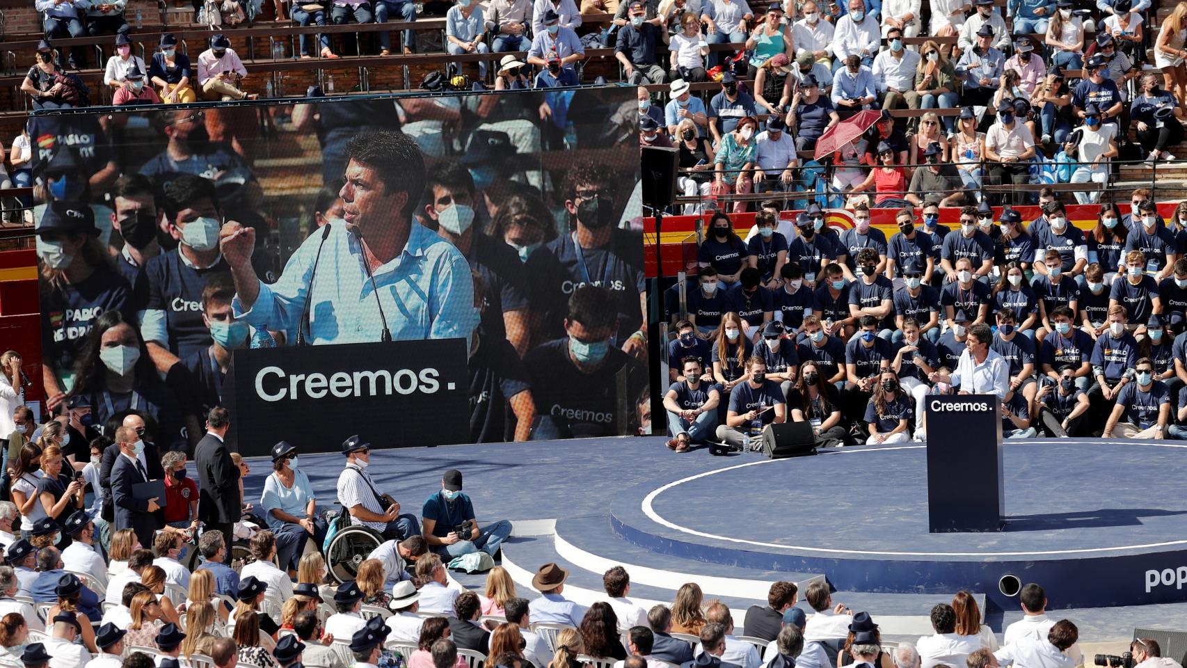 El gran mitin de Casado en la Convención de Valencia, en imágenes