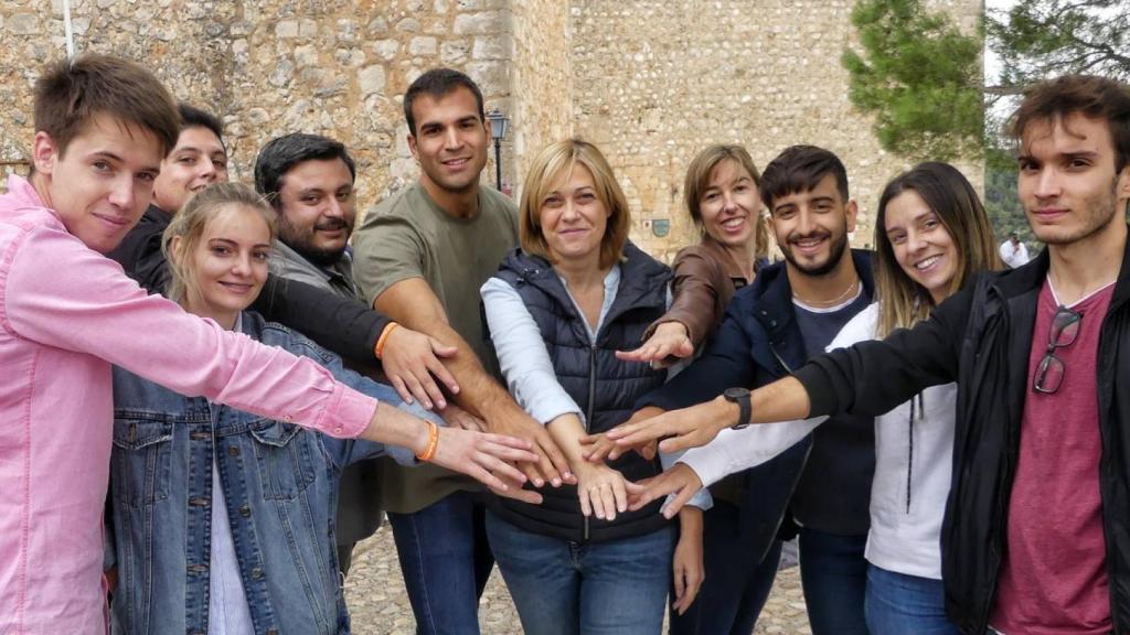 Otro momento de la recogida