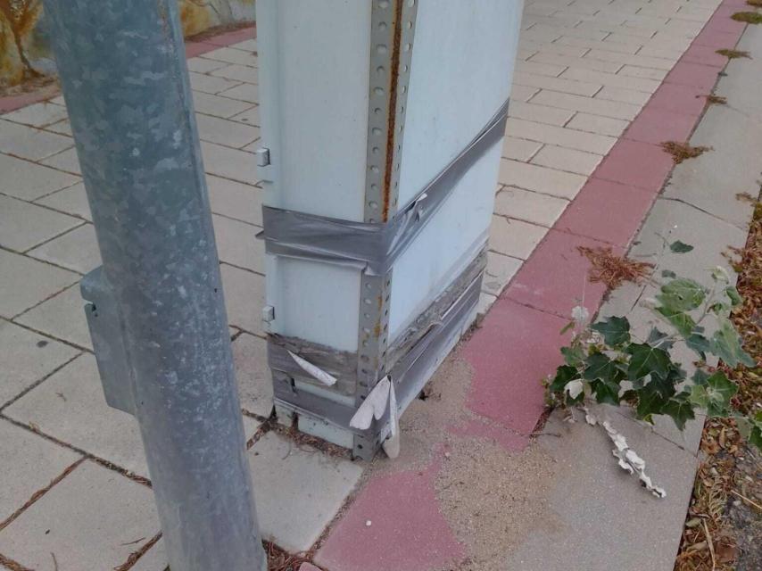 El PSOE ha denunciado el mal estado de la calle Miguel de Cervantes