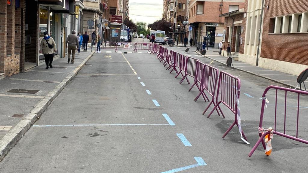 Obras en la calle Simón Ruiz