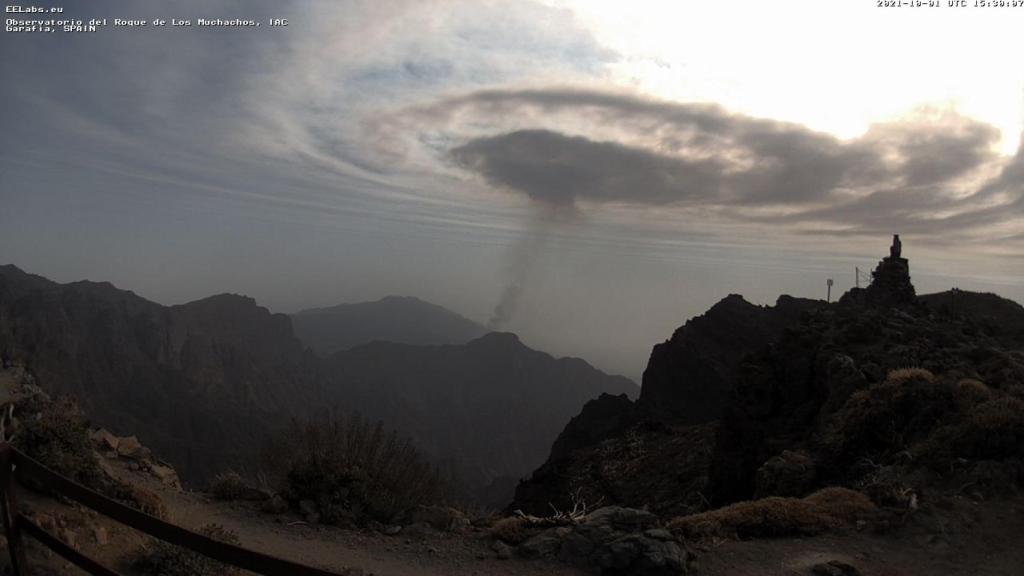 Las ondas de gravedad que aparecieron en La Palma.