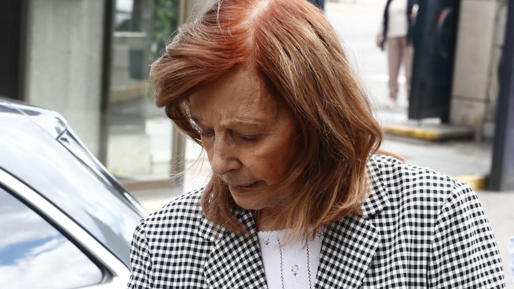María Teresa Campos en una imagen tomada el día del entierro de Mila Ximénez.