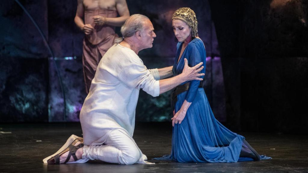 Lluís Homar y Ana Belén, durante la representación de la obra.