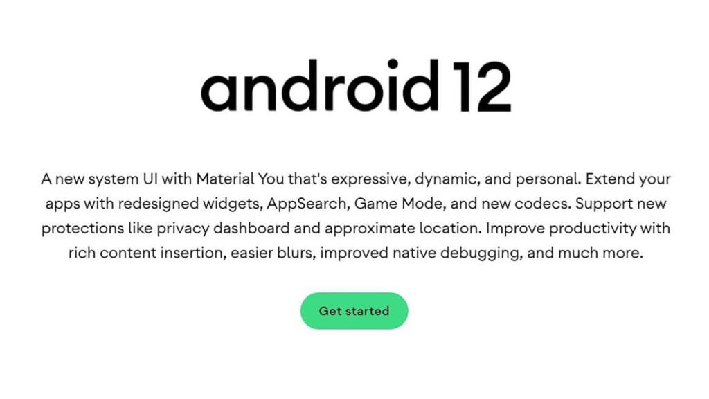 Android 12 anuncio