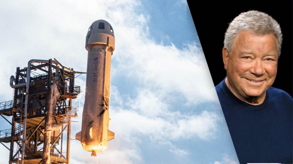 Nave New Shepard y William Shatner