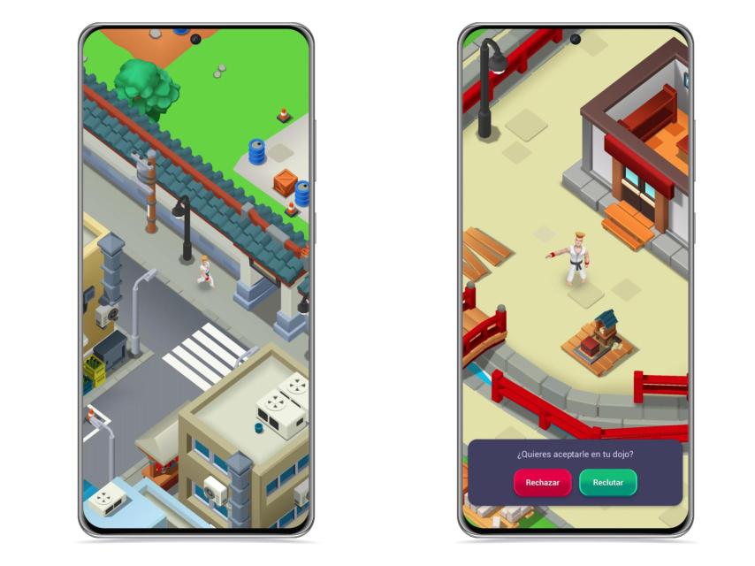 Master Dojo aceptar luchador