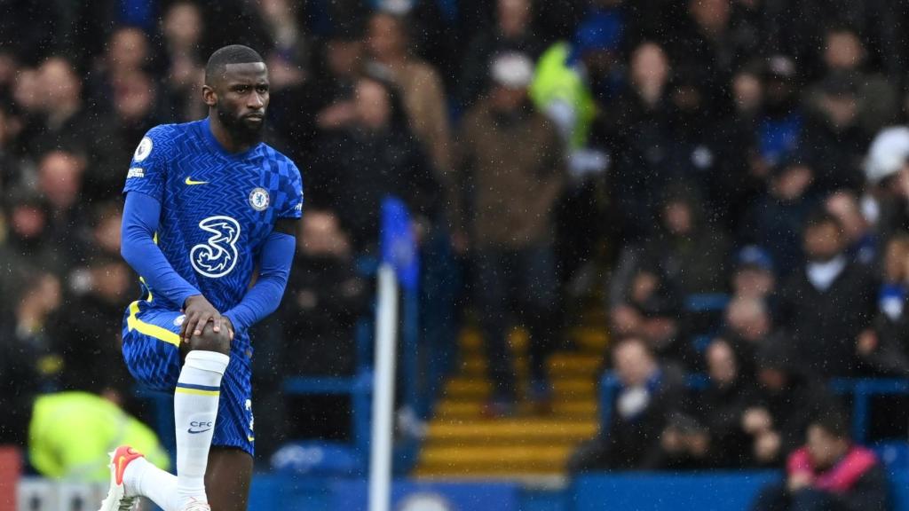 Antonio Rudiger, en un partido con el Chelsea