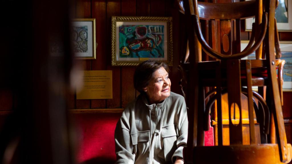 Teresa Rabal, en el Gijón, en una imagen de archivo.