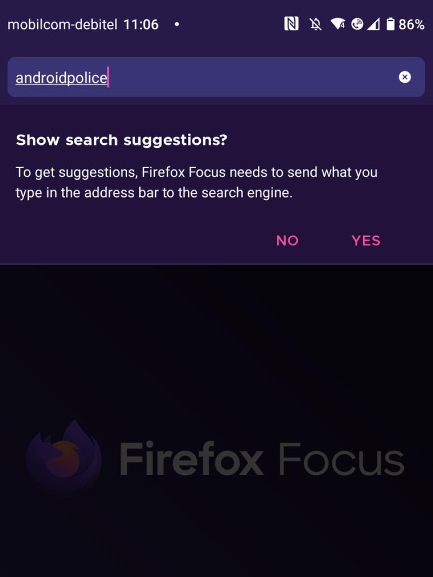 Firefox Focus versión 93