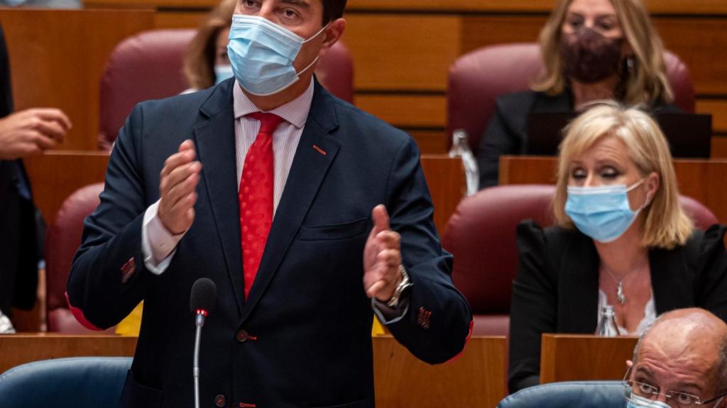 El consejero de la Presidencia de la Junta, Ángel Ibáñez, durante su intervención