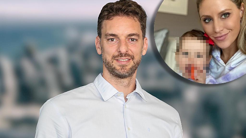 Pau Gasol con Cat McDonnell y Ellie Gianna en un montaje de JALEOS.