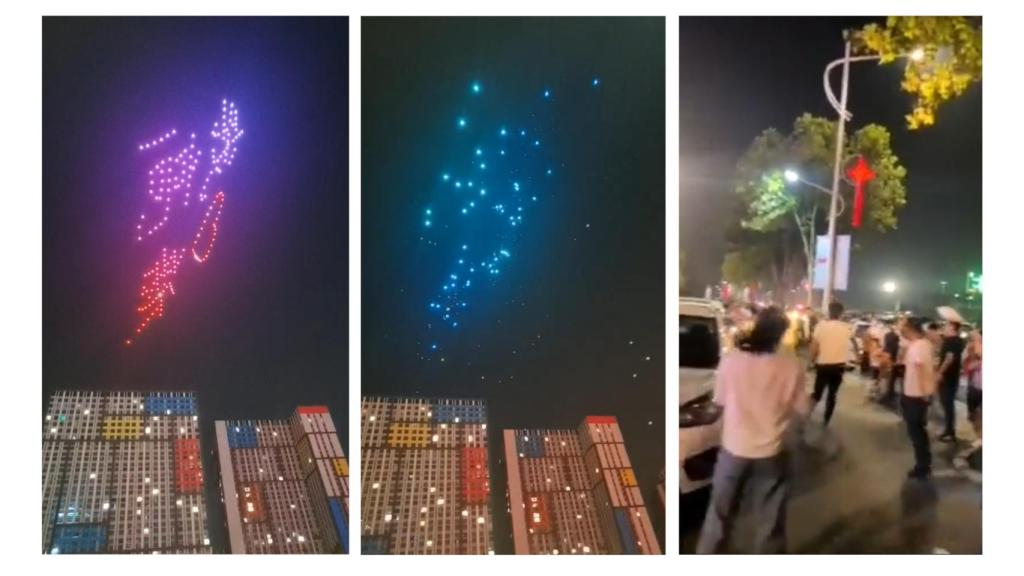 Espectáculo de drones en China