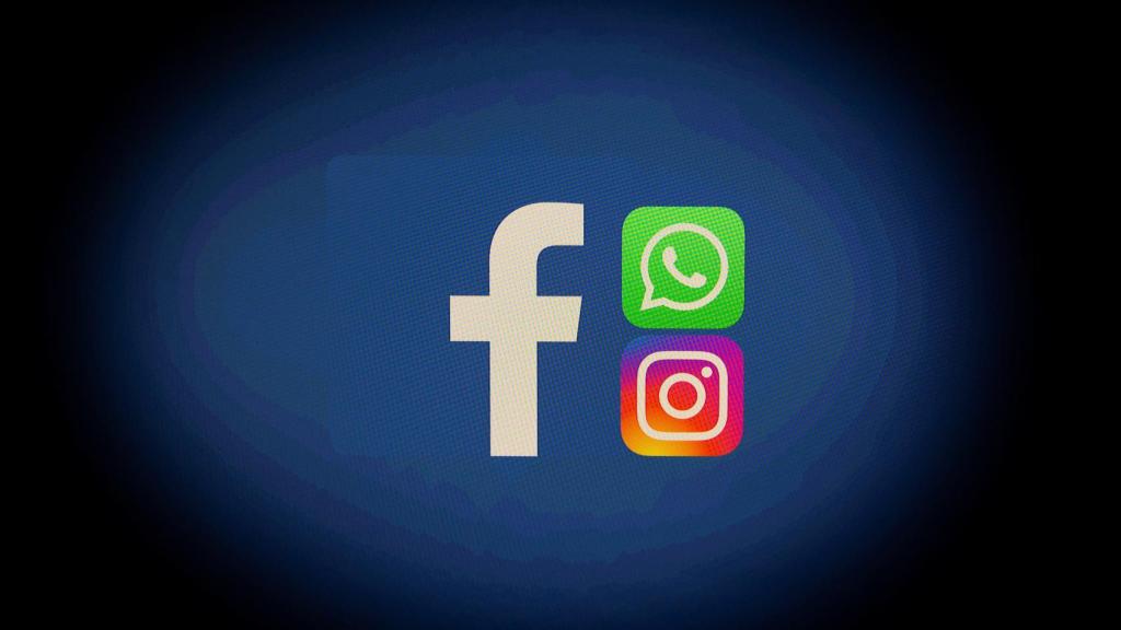 Logos de Facebook, Instagram y WhatsApp