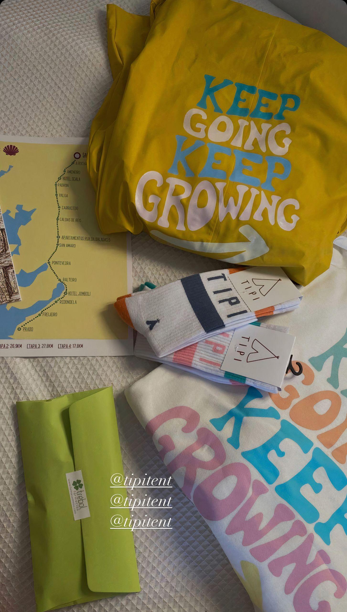 Kit que la marca patrocinadora, Tipitent, envió a las influencers