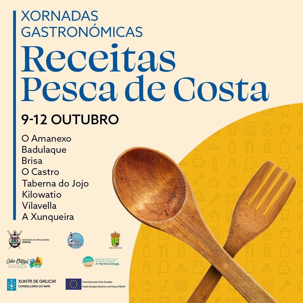 Cartel jornadas gastronómicas. Foto: Cedida.