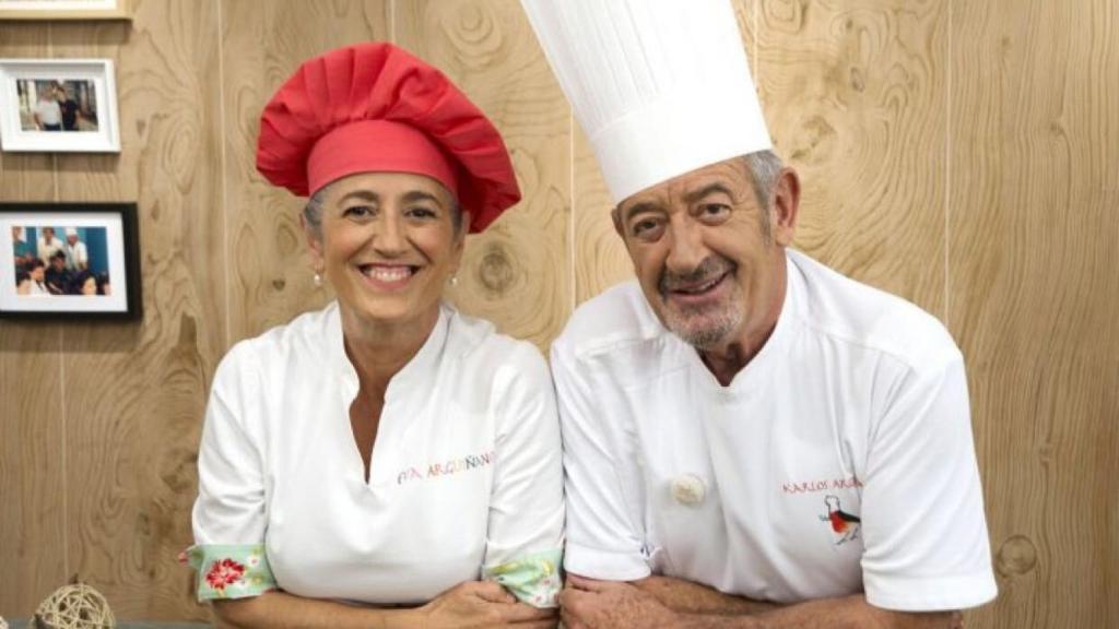 Eva Arguiñano y Karlos Arguiñano.