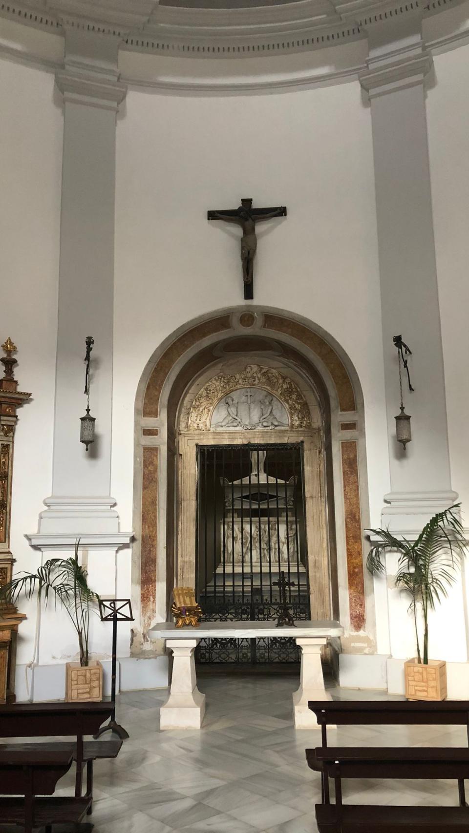 La capilla antes de ser restaurada.