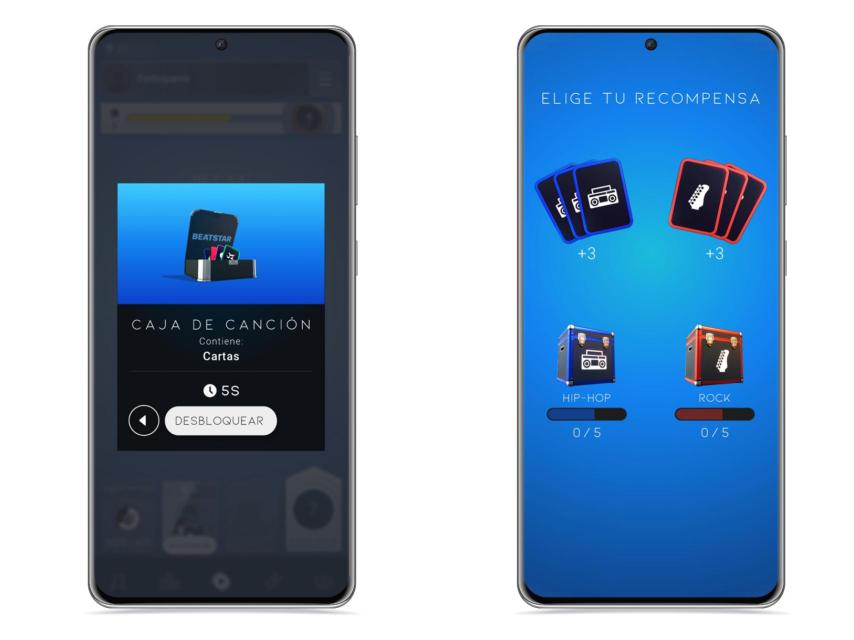 Caja de recompensas en Beatstar