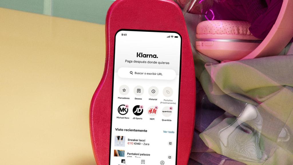 Aplicación de Klarna.