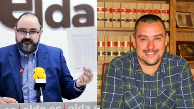 El concejal de RRHH de Elda, Jesús Sellés, y el también edil de RRHH de Aspe, Iván Escobar.