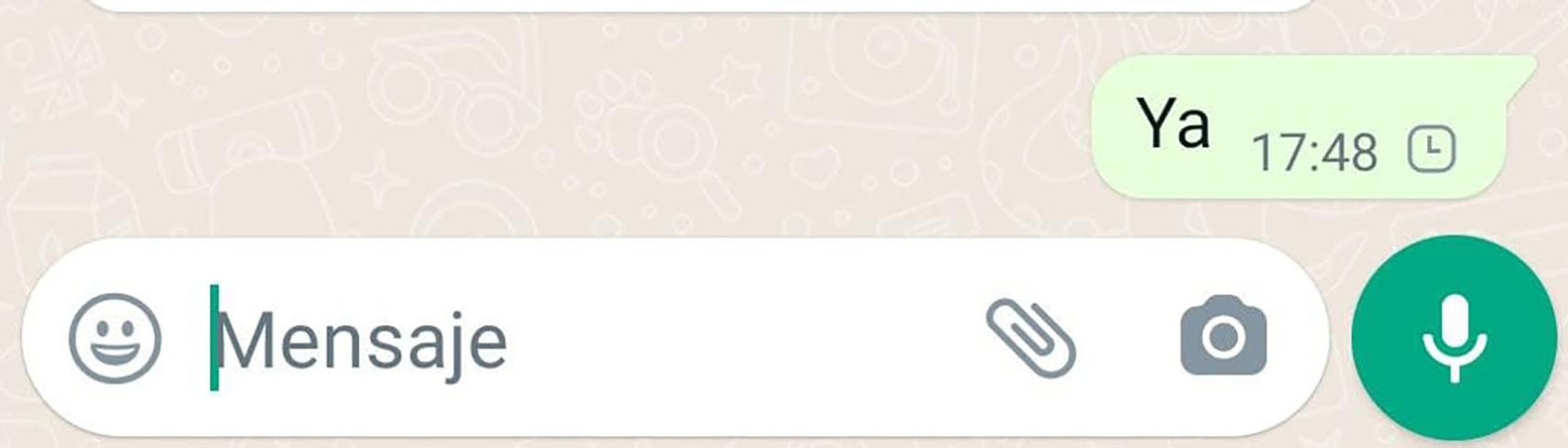 WhatsApp estaba caído