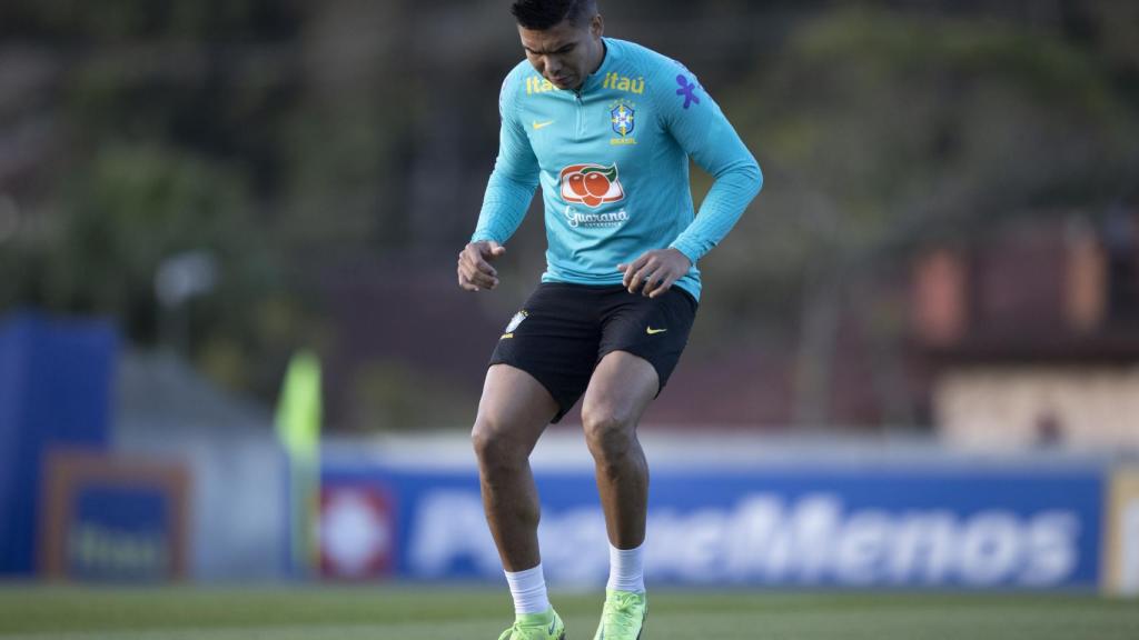 Casemiro, con la selección de Brasil