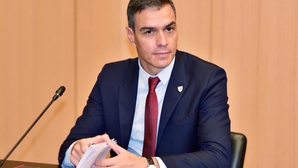 El presidente del Gobierno, Pedro Sánchez, durante la cumbre de la UE y los Balcanes Occidentales.