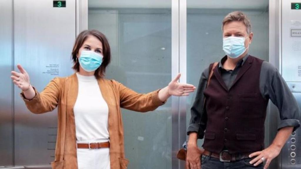 Los líderes de Los Verdes Annalena Baerbock y Robert Habeck.